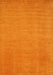 Contemporary Orange Red Modern Rug, con21