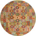 Sideview of Contemporary Red Southwestern Rug, con2203