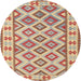 Sideview of Contemporary Brown Southwestern Rug, con2206