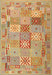 Contemporary Orange Modern Rug, con2207