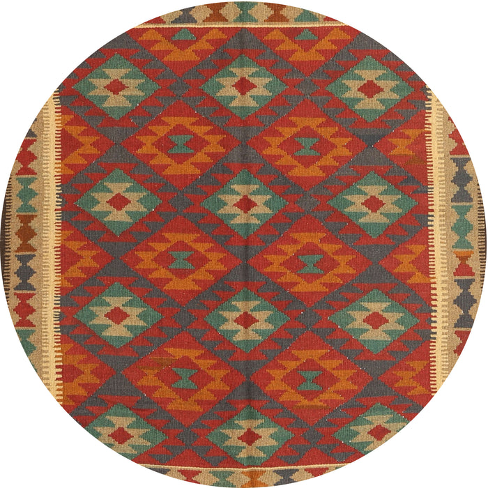 Sideview of Contemporary Red Oriental Rug, con2214