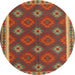 Sideview of Contemporary Red Oriental Rug, con2214