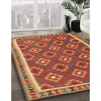 Contemporary Red Oriental Rug, con2215