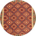 Sideview of Contemporary Red Oriental Rug, con2215