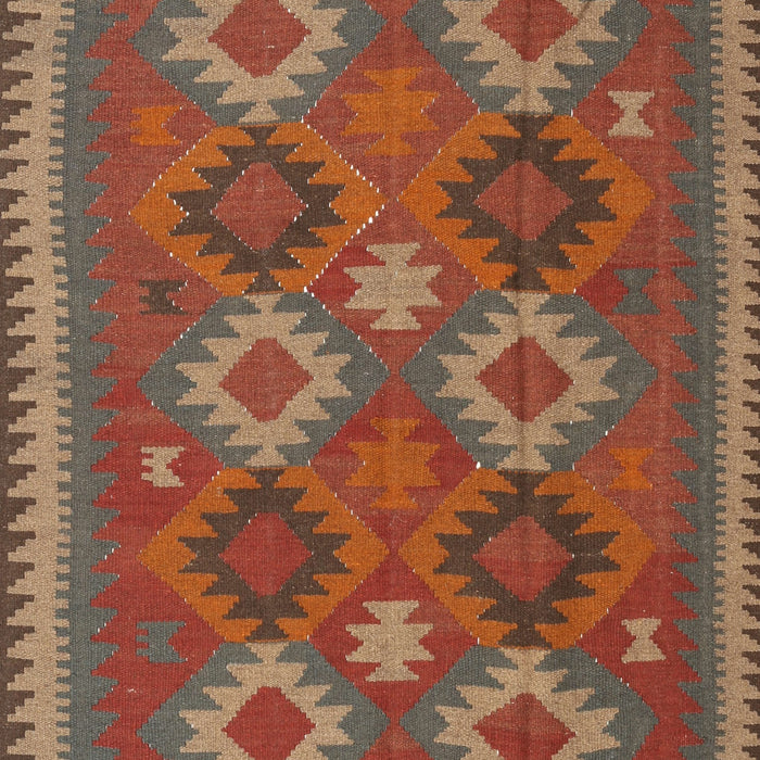 Contemporary Mahogany Brown Oriental Rug, con2216