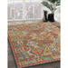 Machine Washable Contemporary Brown Rug in a Family Room, wshcon2217