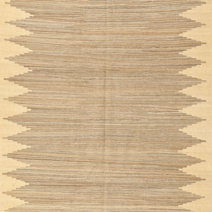 Contemporary Sand Brown Solid Rug, con2218