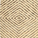 Square Contemporary Sun Yellow Modern Rug, con2219