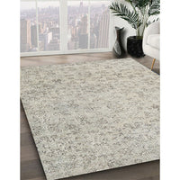 Contemporary Green Modern Rug, con2228