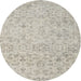 Sideview of Contemporary Green Modern Rug, con2228