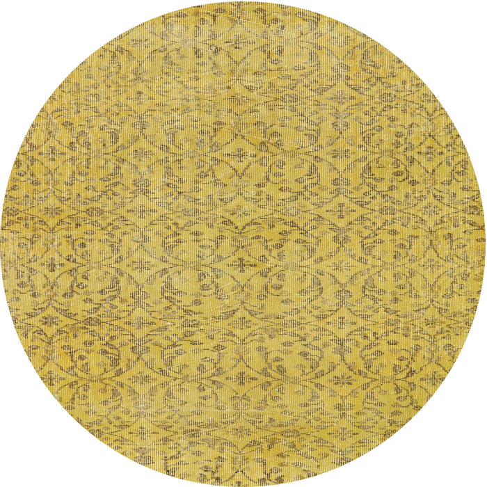 Square Machine Washable Contemporary Caramel Brown Rug, wshcon2229
