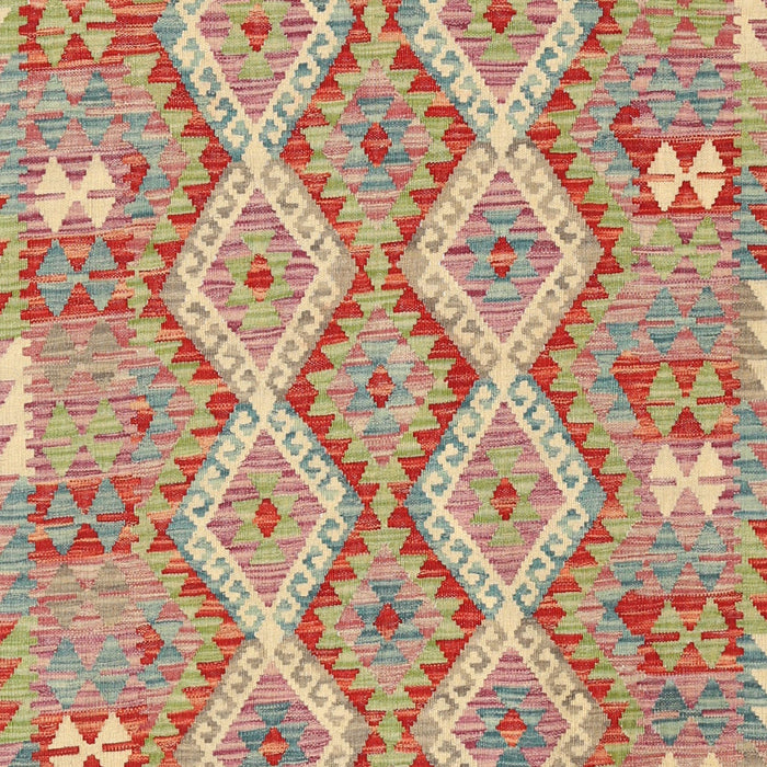 Contemporary Orange Southwestern Rug, con2233