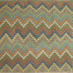Sideview of Machine Washable Contemporary Brown Rug, wshcon2235