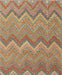 Contemporary Sienna Brown Southwestern Rug, con2236