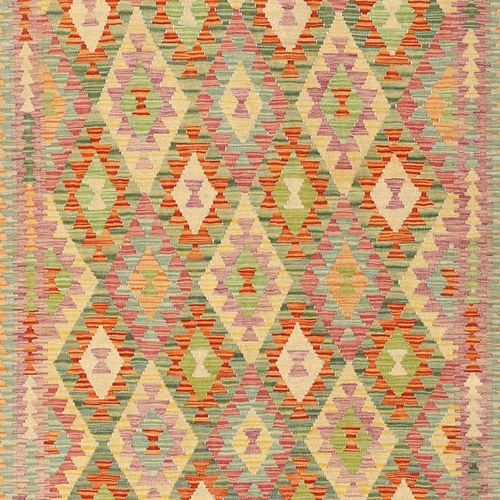 Contemporary Orange Southwestern Rug, con2239