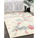 Machine Washable Contemporary Blanched Almond Beige Rug in a Family Room, wshcon2241