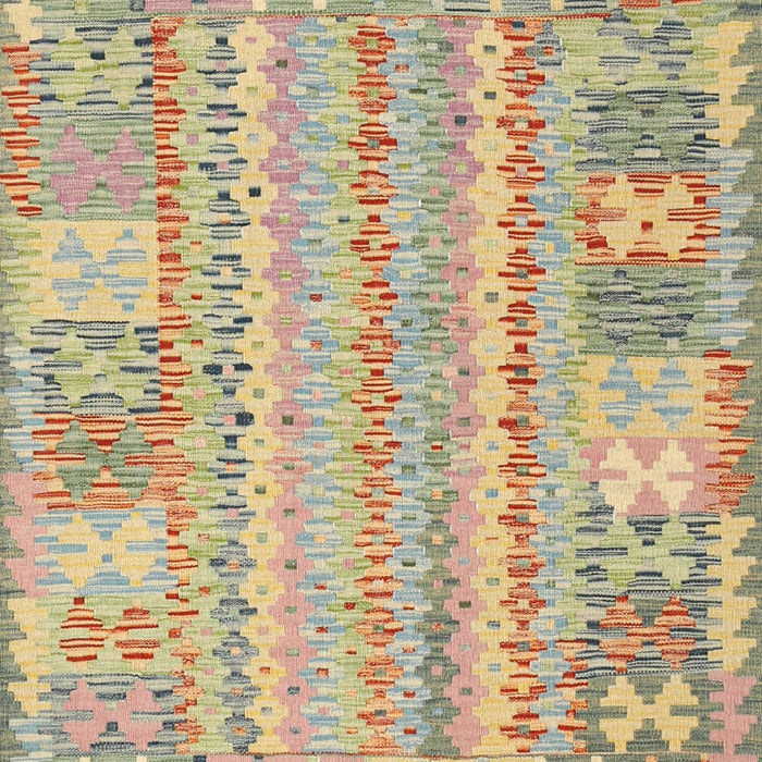 Contemporary Dark Almond Brown Southwestern Rug, con2242