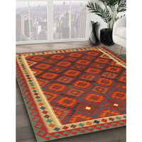 Contemporary Light Brown Oriental Rug, con2247