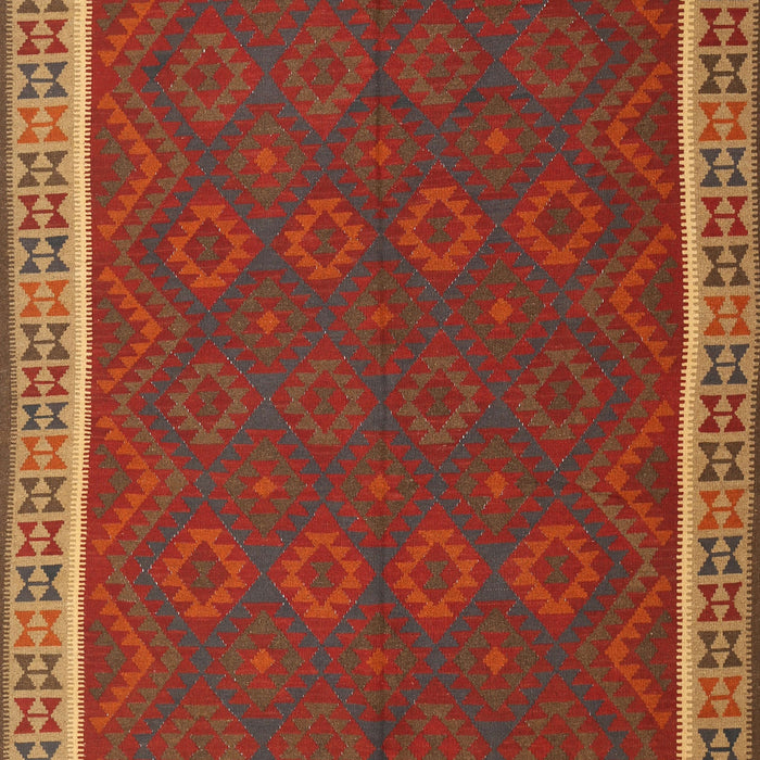 Machine Washable Contemporary Neon Red Rug, wshcon2248