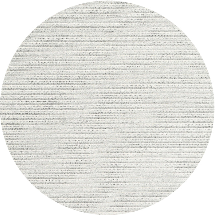 Square Machine Washable Contemporary Pale Silver Gray Rug, wshcon2249
