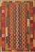 Contemporary Red Oriental Rug, con2250