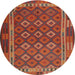 Sideview of Contemporary Red Oriental Rug, con2251