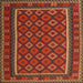 Square Contemporary Light Brown Oriental Rug, con2254