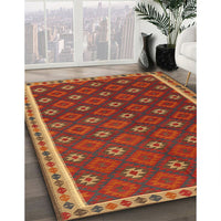 Contemporary Light Brown Oriental Rug, con2255