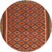 Sideview of Contemporary Light Brown Oriental Rug, con2256