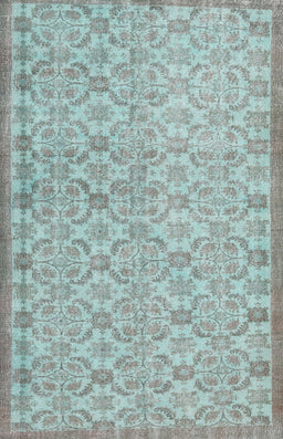 Contemporary Light Slate Gray Persian Rug, con2257