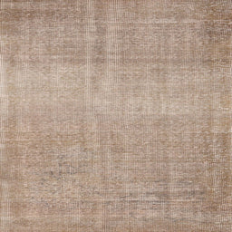 Square Contemporary Dark Almond Brown Modern Rug, con2260