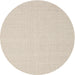 Sideview of Contemporary Light French Beige Brown Solid Rug, con2267