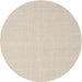 Square Machine Washable Contemporary Light French Beige Brown Rug, wshcon2267