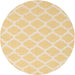 Square Machine Washable Contemporary Chrome Gold Yellow Rug, wshcon2271