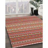 Contemporary Sandy Brown Oriental Rug, con2272