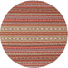 Sideview of Contemporary Sandy Brown Oriental Rug, con2272