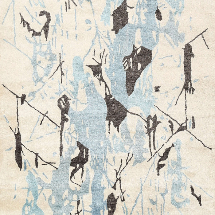 Machine Washable Contemporary Champagne Beige Rug, wshcon2274