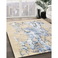 Contemporary Sage Green Modern Rug, con2278