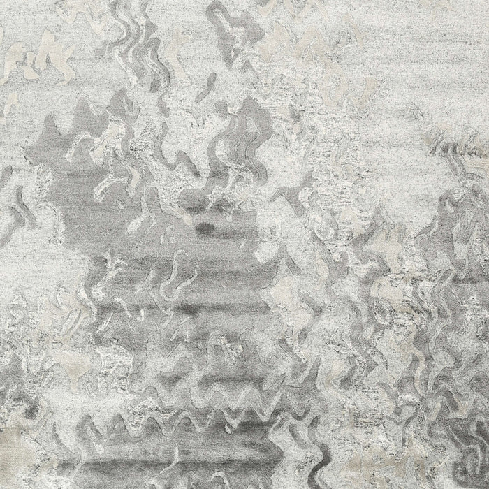 Contemporary Dark Gray Modern Rug, con2284