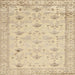 Sideview of Machine Washable Contemporary Brown Gold Rug, wshcon2286