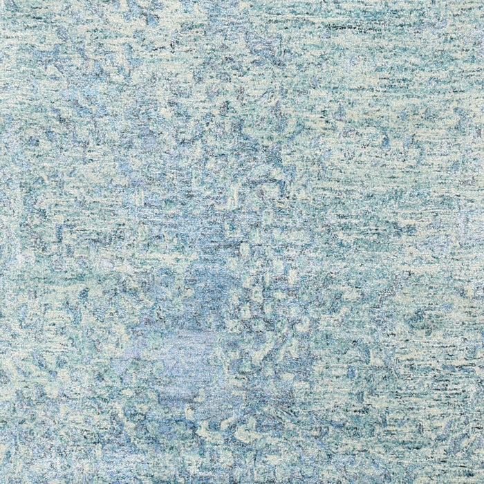 Contemporary Koi Blue Modern Rug, con2288