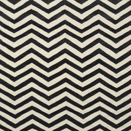 Square Contemporary Charcoal Black Modern Rug, con2290