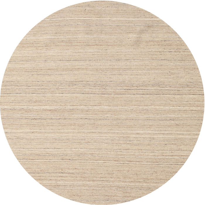 Sideview of Contemporary Deep Peach Orange Modern Rug, con2291