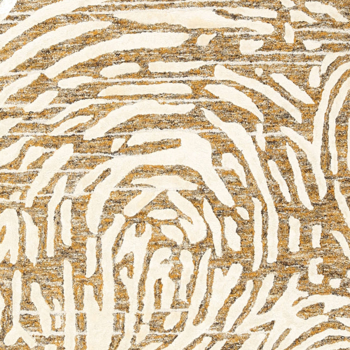 Contemporary Blanched Almond Beige Modern Rug, con2295