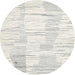 Sideview of Contemporary Soft Ivory Beige Solid Rug, con2298