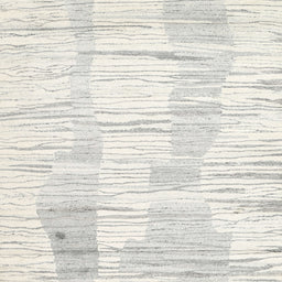 Square Contemporary Soft Ivory Beige Solid Rug, con2298