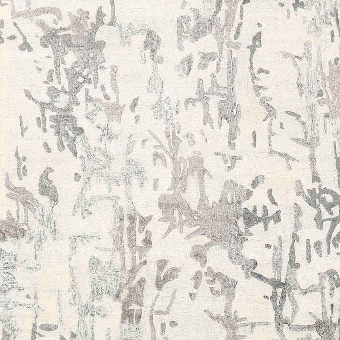 Contemporary Soft Ivory Beige Solid Rug, con2299