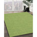 Machine Washable Contemporary Pistachio Green Rug in a Family Room, wshcon229