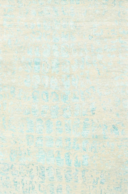 Machine Washable Contemporary Light Rose Green Rug, wshcon2300