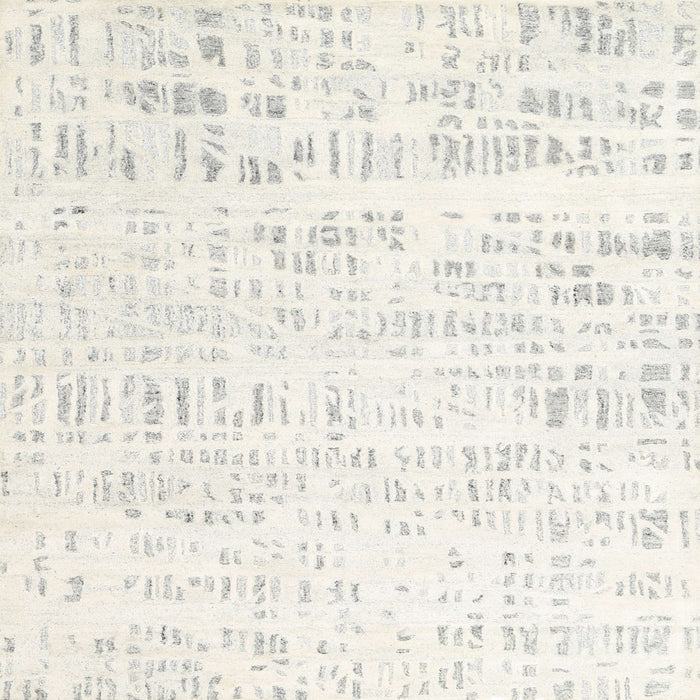 Sideview of Machine Washable Contemporary Soft Ivory Beige Rug, wshcon2302